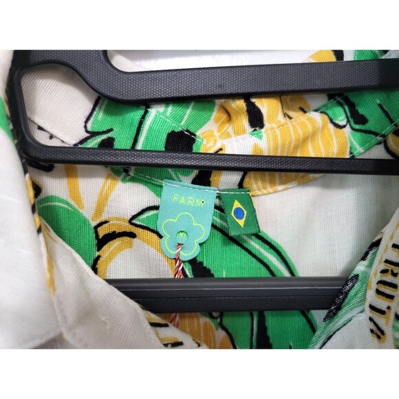 FARM RIO Juice Tropical Viscose Shirt - Picture 10 of 12